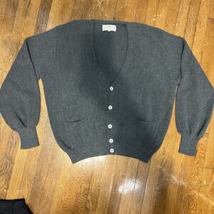 XL Peruvian Connection 100% Alpaca Handmade Cardigan Sweater Excellent Condition